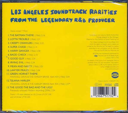 Maxwell Davis - Batman And Other Themes By Maxwell Davis (CD)