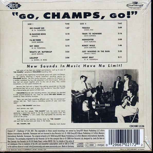 The Champs - Go Champs Go (CD)