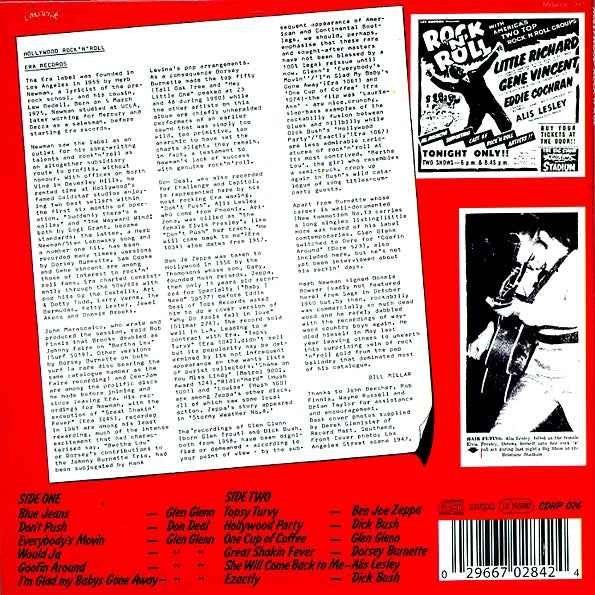 Various - Hollywood Rock N Roll: 12 Rare Rockabilly Tracks (CD)