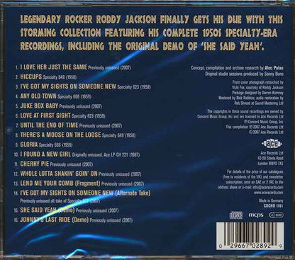 Roddy Jackson - Central Valley Fireball (CD)