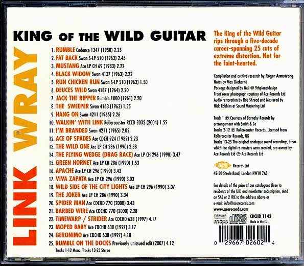 Link Wray - King Of The Wild Guitar (CD)