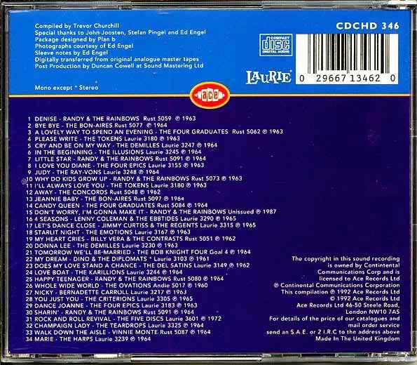 Various - Laurie Vocal Groups: The Sixties Sound (CD)