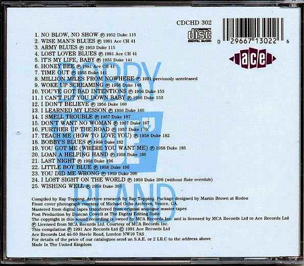 Bobby Blue Bland - The 3B Blues Boy: The Blues Years 1952-1959 (CD)