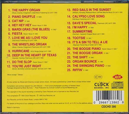 Dave Baby Cortez - Happy Organs, Wild Guitars & Pinao Shuffles (CD)