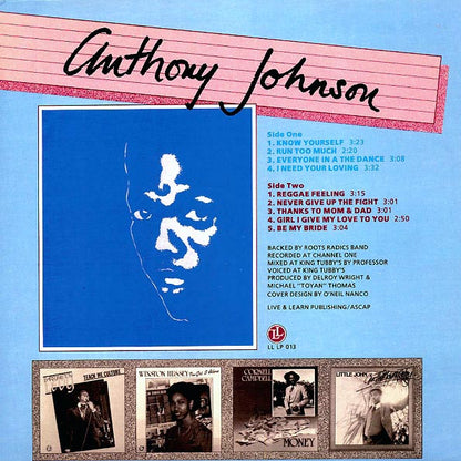 Anthony Johnson - Reggae Feeling (LP) - PureSound Records