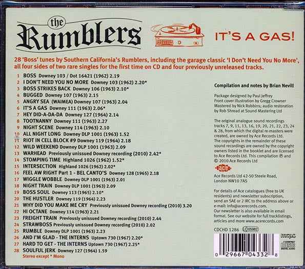 The Rumblers - It's A Gas (CD)