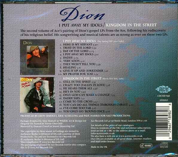 Dion - I Put Away My Idols + Kingdom In The Street (CD)