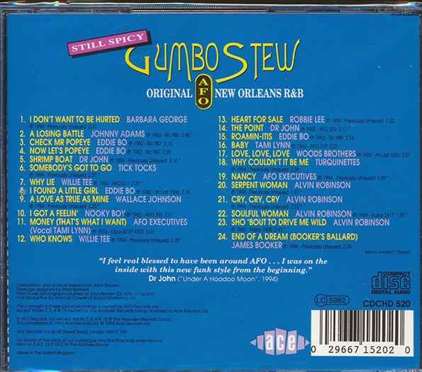Various - Still Spicy Gumbo Stew: Original AFO New Orleans R & B (CD)