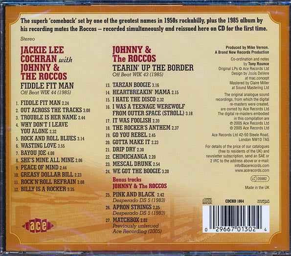 Jackie Lee Cochran, Johnny & The Roccos - Fiddle Fit Man + The 1985 Sessions (CD)