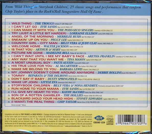 Various - Wild Thing: The Songs Of Chip Taylor (CD)