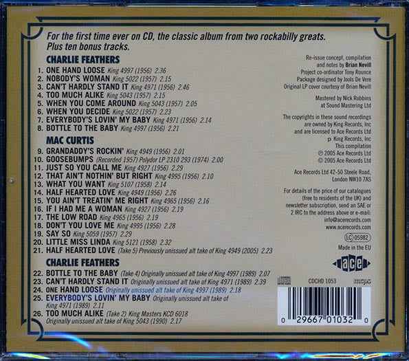Charlie Feathers, Mac Curtis - Rockabilly Kings (CD)