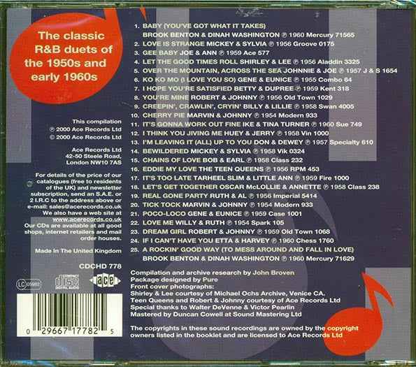 Various - Great R & B Duets (CD)