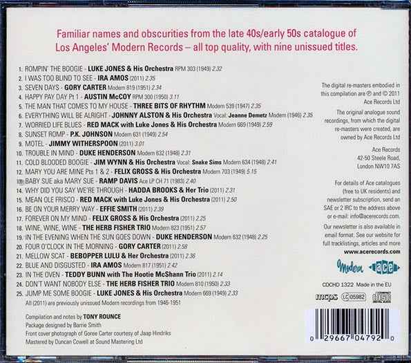 Various - Further Mellow Cats N Kittens: Hot R & B And Cool Blues 1946-1951 (CD)