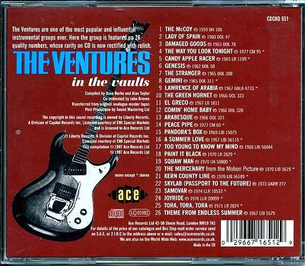 The Ventures - In The Vaults: Their Greatest Rarities Of The 60s And 70s (CD)