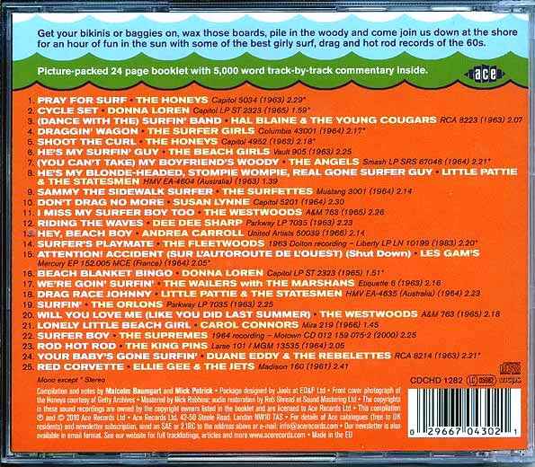 Various - Hey, Beach Girls: Female Surf N Drag 1961-1966 (CD)
