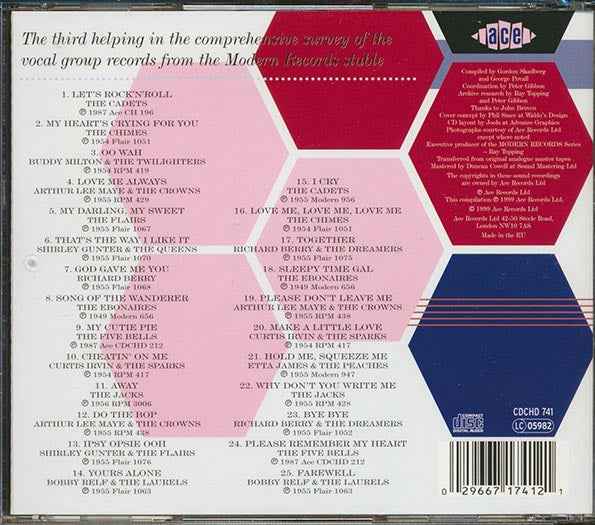 Various - Modern Records Vocal Groups Volume 3 (CD)