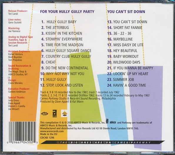The Dovells - For Your Hully Gully + You Can't Sit Down (CD)
