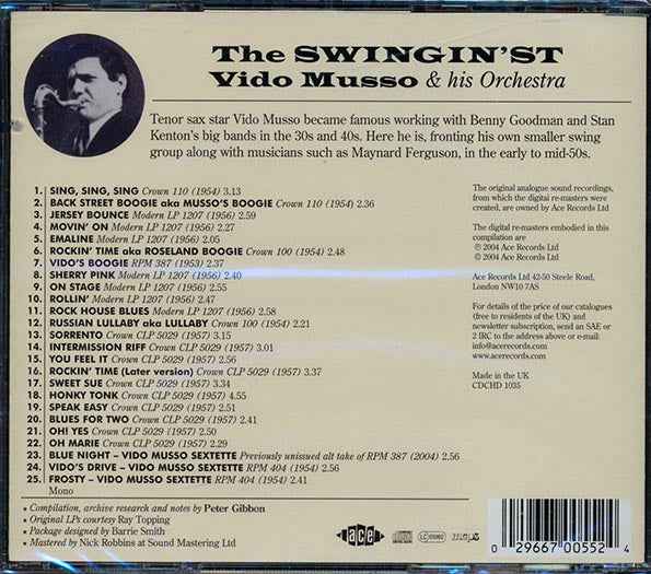 Vido Musso & His Orchestra - The Swingin'st (CD)