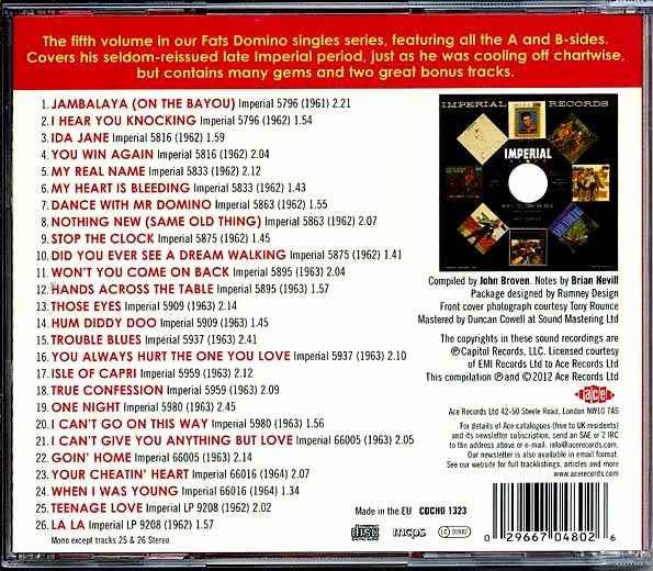 Fats Domino - The Imperial Singles Volume 5: 1962-1964 (CD)