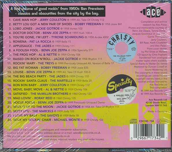 Various - Bay Area Rockers: San Francisco Rockabilly And Rock N Roll 1957-1960 (CD)