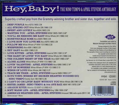 Nino Tempo & April Stevens - Hey, Baby (CD)