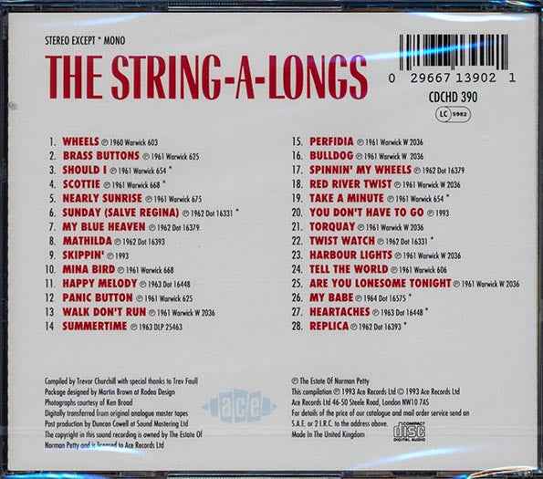 String A Longs - Wheels And 25 Other Great Instrumentals (CD)