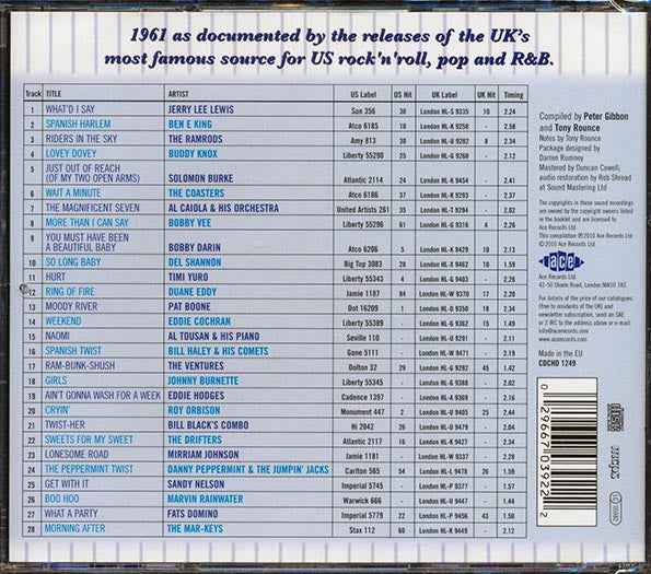 Various - The London American Label Year By Year: 1961 (CD)