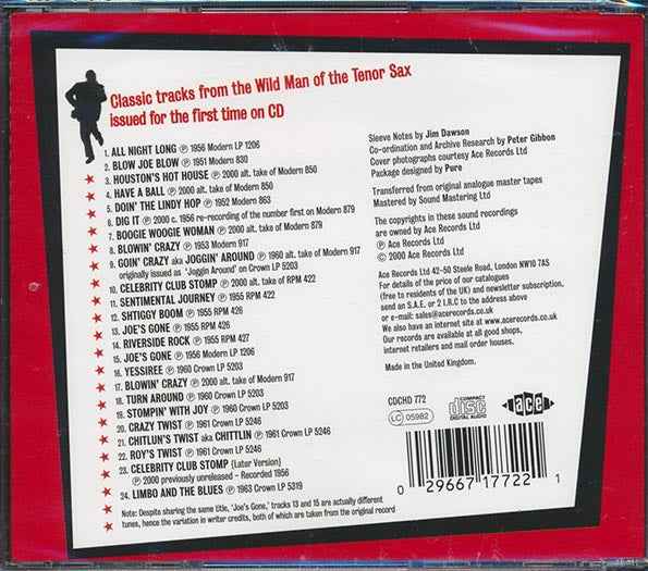 Joe Houston - Blows Crazy (CD)