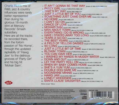 Charlie Rich - It Ain't Gonna Be That Way: The Complete Smash Sessions (CD)