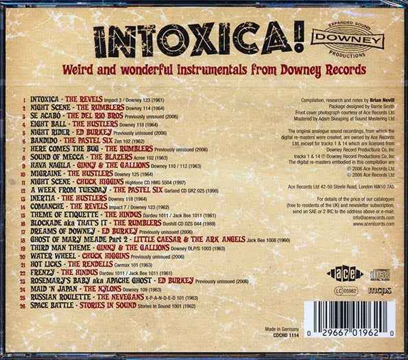 Various - Intoxica: Strange And Sleezy Instrumental Sounds From The SoCal Suburbs (CD)