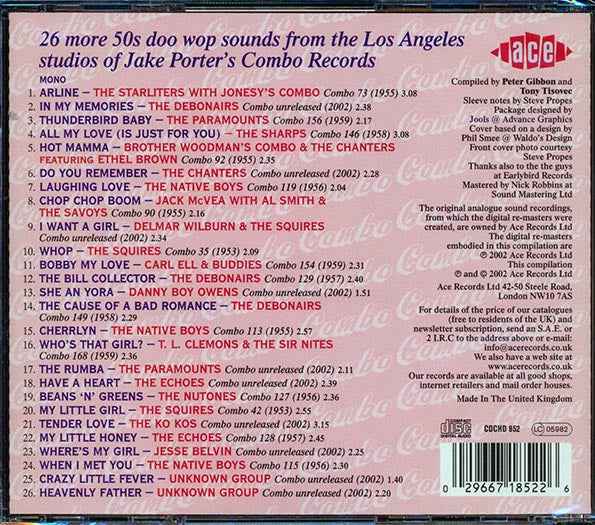 Various - Combo Vocal Groups Volume 2 (CD)