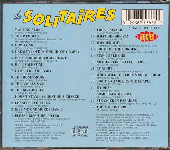 The Solitaires - Walking Along With The Solitaires (CD)