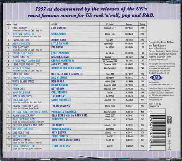 Various - The London American Label Year By Year: 1957 (CD)