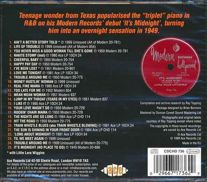 Little Willie Littlefield - Kat On The Keys (CD)