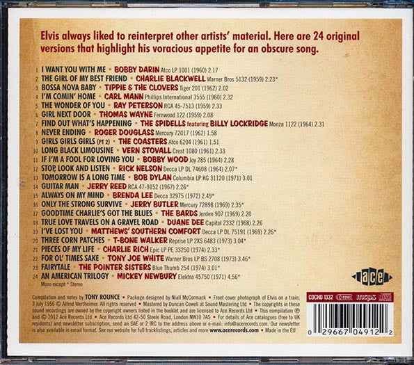 Various - Elvis Heard Them Here First (CD)
