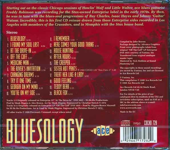Freddy Robinson - Bluesology (CD)