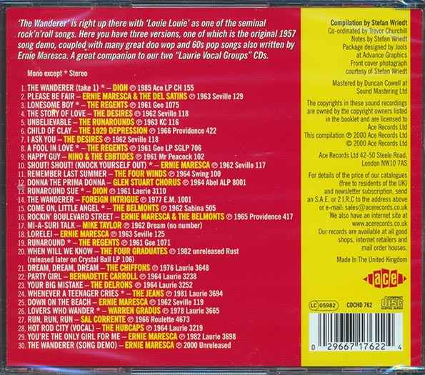 Ernie Maresca - The Original Wanderer: The Songs And Sounds Of Ernie Maresca (CD)