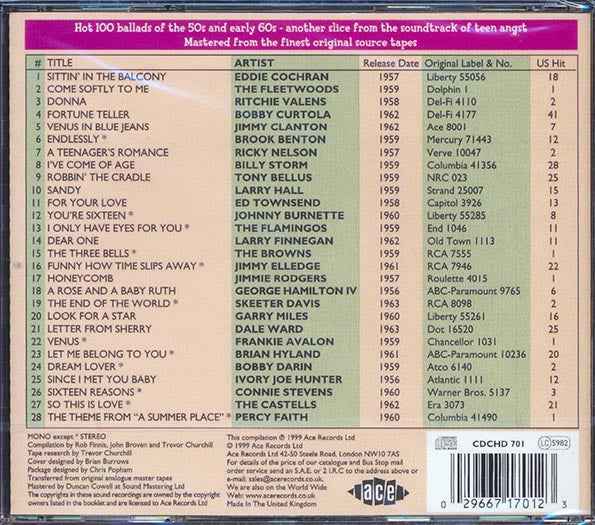 Various - Teenage Crush Volume 2 (CD)