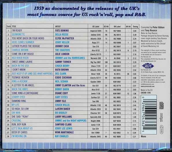 Various - The London American Label Year By Year: 1959 (CD)