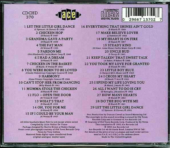 Billy Bland - Let The Little Girl Dance (CD)