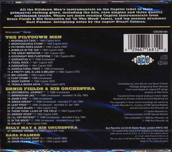 Piltdown Men, Ernie Fields & His Orchestra - The Piltdown Men Ride Again (CD)