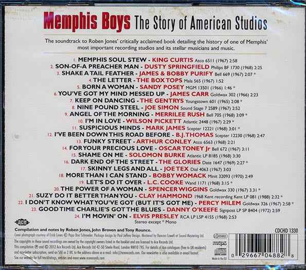 Various - Memphis Boys: The Story Of American Studios (CD)
