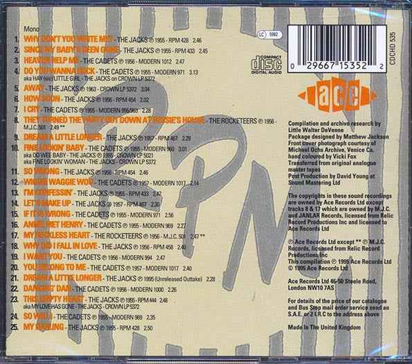 The Jacks & The The Cadets - The Jacks Meet The Cadets Volume 2: Why Don't You Write Me (CD)
