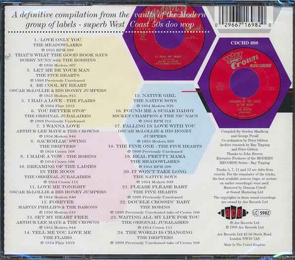 Various - Modern Records Vocal Groups Volume 1 (CD)