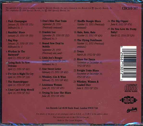 Jimmy Liggins & The Honeydrippers - Jimmy Liggins & The Honeydrippers (CD)