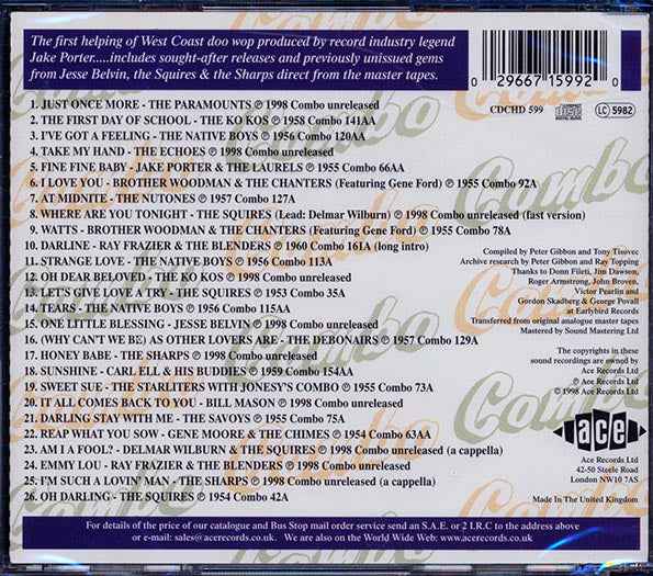 Various - Combo Vocal Groups Volume 1 (CD)