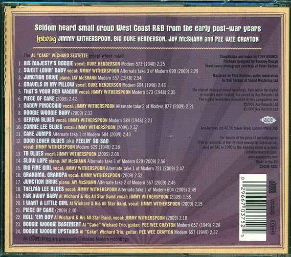 Al Cake Wichard Sextette - Cake Walkin: The Modern Recordings 1947-1948 (CD)