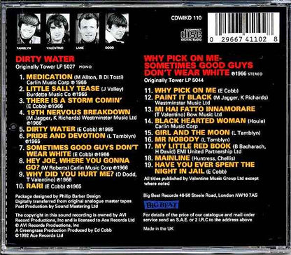 The Standells - Dirty Water + Why Pick On Me Sometimes Good Guys Don't Wear White (CD)