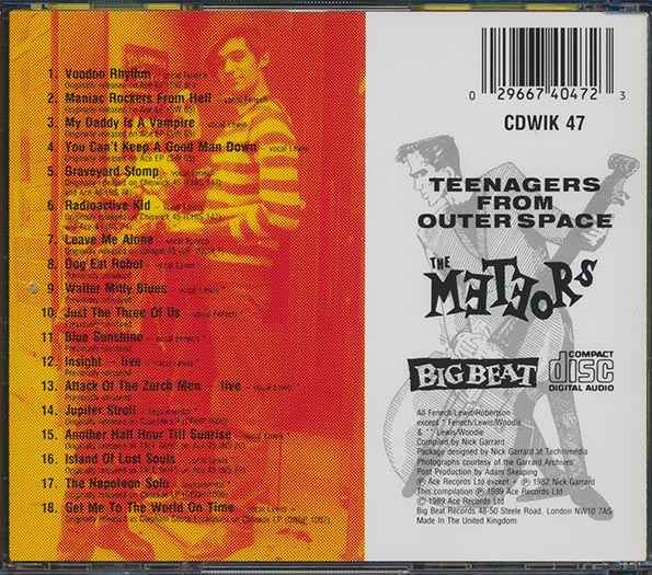 The Meteors - Teenagers From Outer Space (CD)