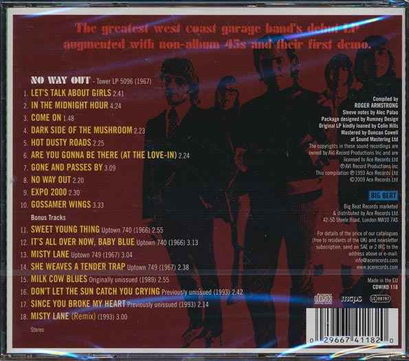 The Chocolate Watch Band - No Way Out Plus (CD)